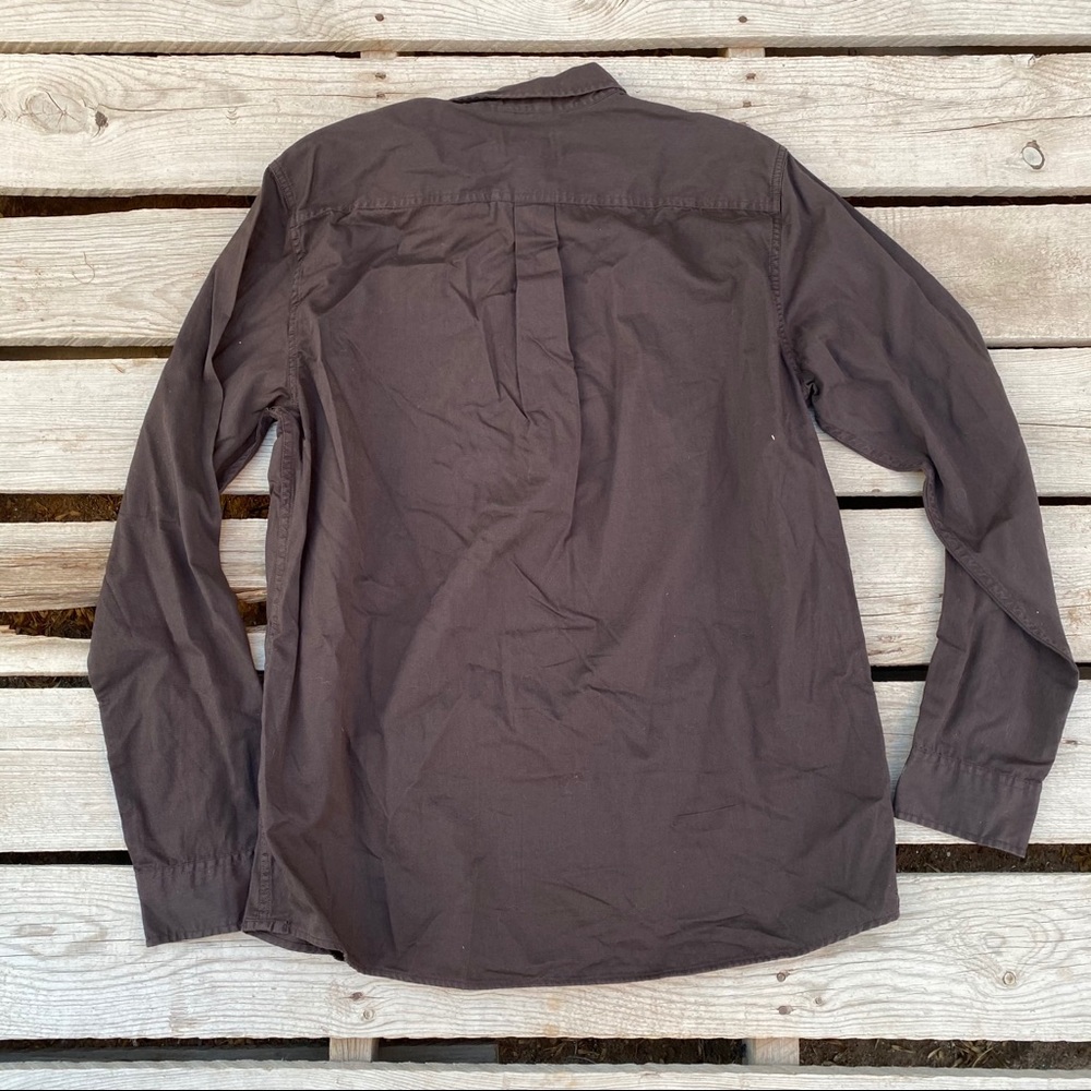 NWT Alesbury Men's brown long sleeves shirts - Picture 2 of 6